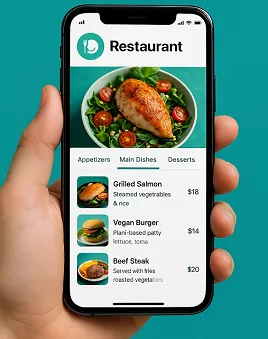 Can be used as business card, menu, brochure, etc